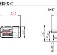 K57减速机配0.37KW/370W电机型号有哪些