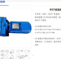 R57-Y1.1KW-4P-48.23-M2-0°减速电机型号解析