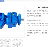 RF77-Y2.2-4P-NA74-M4-300减速电机型号解析