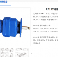 RF137D160M4-73.49-M4-R-11KW减速电机型号解析